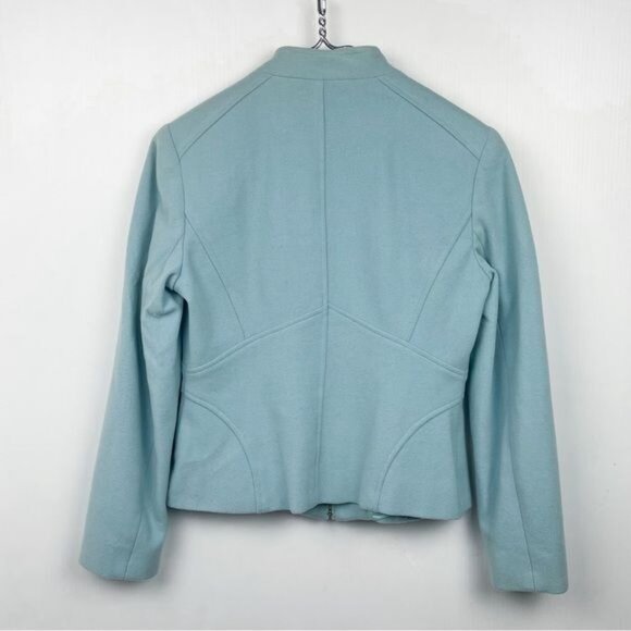 Louben Vintage light Blue Coat Wool & Cashmere Blazer 4 - Picture 4 of 6